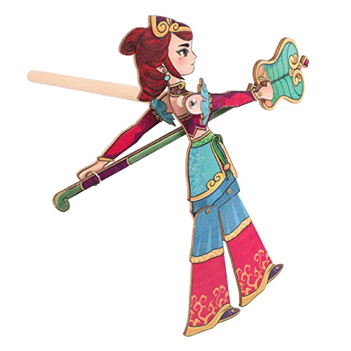 FOYTOKI DIY Schattenpuppen für Traditionelles Chinesisches Schattenkunstwerk für Aufführungen Geeignet für Kindergarten und Grundschule Fördert Kreative Fähigkeiten und Kulturelles FOYTOKI DIY Schattenpuppen für Traditionelles Chinesisches Schattenkunstwerk für Aufführungen Geeignet für Kindergarten und Grundschule Fördert Kreative Fähigkeiten und Kulturelles von FOYTOKI