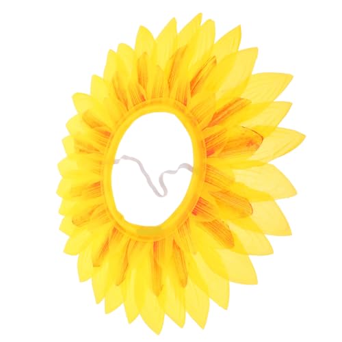 FOYTOKI Daisy Sonnenblumen Kopfschmuck Sonnenblumen Requisite Sonnenblumen Party Gastgeschenk Kinder Sonnenblumen Tanzparty Accessoire von FOYTOKI