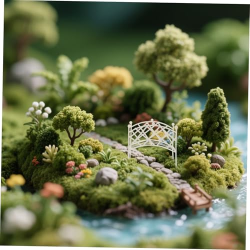 FOYTOKI Dekorative Bogenbrücke Aus Metall, Miniatur-wegzubehör, Terrarium-brücken-Requisiten Für Mikro-landschafts-feengärten, Puppenhaus-displays FOYTOKI Dekorative Bogenbrücke Aus Metall, Miniatur-wegzubehör, Terrarium-brücken-Requisiten Für Mikro-landschafts-feengärten, Puppenhaus-displays von FOYTOKI