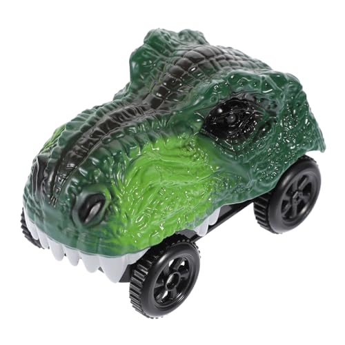 FOYTOKI Dinosaurier Elektrisches Spielzeugauto mit Leuchtspur Lernspielzeug für Batterien Kompatibel mit Rennbahnen Robust und Farbenfroh für Fantasievolles von FOYTOKI