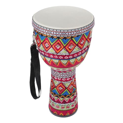 FOYTOKI Djembe Für Percussion-kompakttrommel Tragbare Schlagtrommel Afrikanische Schlagtrommel Handtrommelinstrument Bunte Trommel Schlaginstrument Schlagzeug Für Abs von FOYTOKI