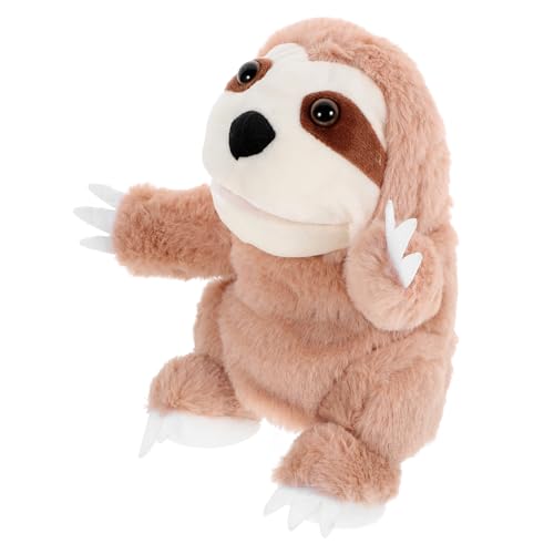 FOYTOKI Faultier Handpuppe aus Plüsch Interaktive Tierhandpuppe für Geschichtenerzählen und Perfektes für Jungen FOYTOKI Faultier Handpuppe aus Plüsch Interaktive Tierhandpuppe für Geschichtenerzählen und Perfektes für Jungen von FOYTOKI