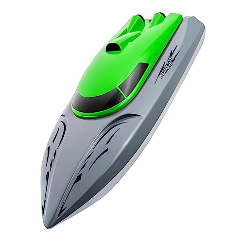 FOYTOKI Fernsteuerboot für Wasserdichtes Boot mit Kollisionsdesign für Pools und Sommeraktivitäten USB Wiederaufladbar Hohe Effizienz und Große Akkukapazität von FOYTOKI
