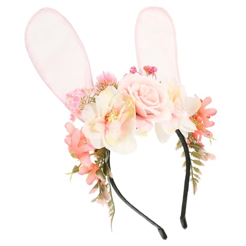 FOYTOKI Floral Hasenohren Haarreif für Mädchen Stoff Stirnband mit Blumenmotiv Niedliches Kaninchenohren Accessoire für Party Geburtstag Cosplay und Bühnenauftritte FOYTOKI Floral Hasenohren Haarreif für Mädchen Stoff Stirnband mit Blumenmotiv Niedliches Kaninchenohren Accessoire für Party Geburtstag Cosplay und Bühnenauftritte von FOYTOKI