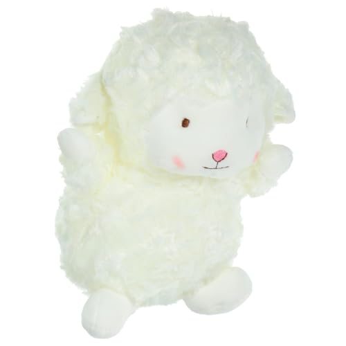 FOYTOKI Gefüllte Lamm Plüschpuppe Niedliches Stofftier Perfektes für Partys und Festivals Weiches Kuscheliges Design für Wohnzimmer und Schlafzimmer FOYTOKI Gefüllte Lamm Plüschpuppe Niedliches Stofftier Perfektes für Partys und Festivals Weiches Kuscheliges Design für Wohnzimmer und Schlafzimmer von FOYTOKI
