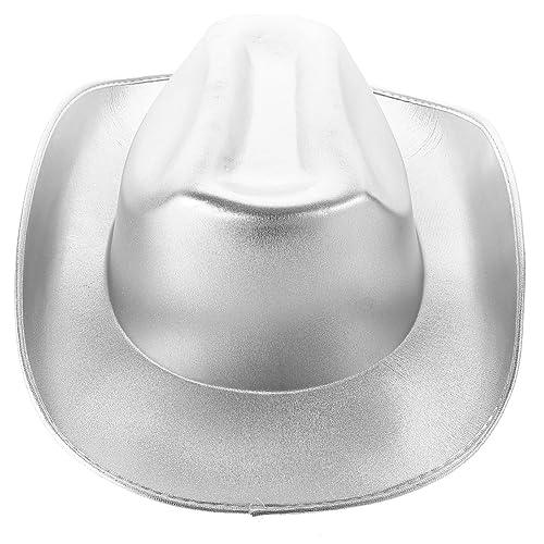 FOYTOKI Glitzernder Cowgirl Hut für Partys Eleganter Western Hut mit Strasssteinen Perfektes Accessoire für Damen und Herren für Kostümpartys und Disco Events von FOYTOKI