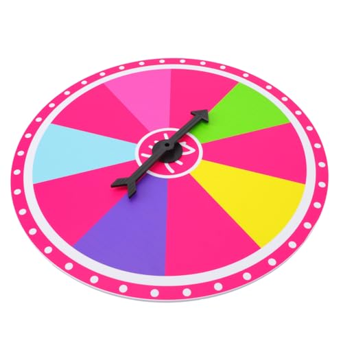 FOYTOKI Rundes Preisrad 40cm für Kinder und Erwachsene Hängendes Ziehrad Drehspiel Requisite für Partys und Spiele Einfach zu Bedienen Kompakt und Tragbar von FOYTOKI