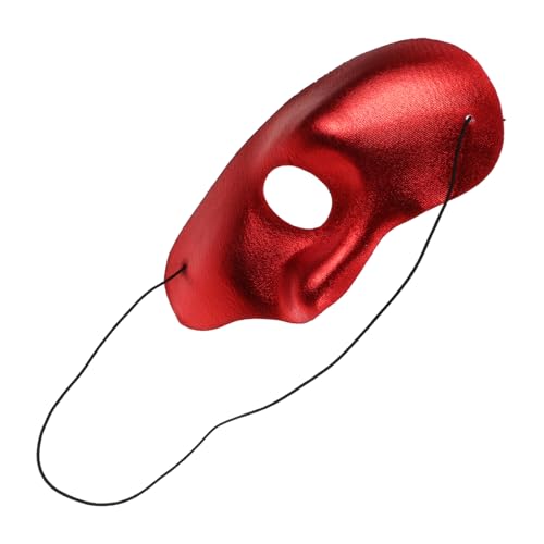 FOYTOKI Halloween Halbe Gesichtsmaske Cosplay Maske Requisite Für Männer Und Frauen Cosplay Maske Requisite Lustige Maske Maskerade Zubehör Kostüm Maske von FOYTOKI