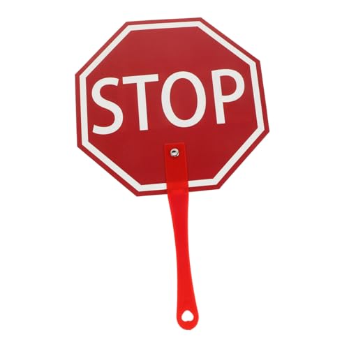 FOYTOKI Handgehaltenes Stoppschild mit Griff für Klassenzimmer Vielseitiges Unterrichts paddel für Lehrer und Schüler Leicht Tragbar Doppelseitig zur Klassenverwaltung und Interaktion von FOYTOKI