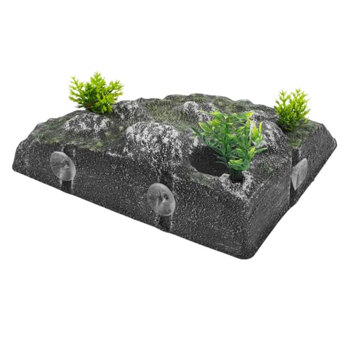 FOYTOKI Harzschildkröte Rastplattform Schildkröte Klettern Rampe Realistische Rocklandschaft von FOYTOKI