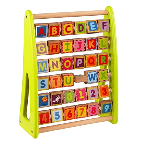 FOYTOKI Holz Alphabet Lernspielzeug für Doppelseitiger Rechenrahmen mit Pädagogisches für Frühe für Hand Augen Koordination und Matheverständnis Sicher und Langlebig FOYTOKI Holz Alphabet Lernspielzeug für Doppelseitiger Rechenrahmen mit Pädagogisches für Frühe für Hand Augen Koordination und Matheverständnis Sicher und Langlebig von FOYTOKI