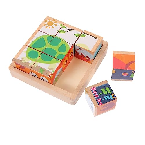 FOYTOKI Holz Puzzle für Pädagogisches Kognitives Kreativität und Vorstellungskraft für Frühe Bildung und Spielzeitozean von FOYTOKI