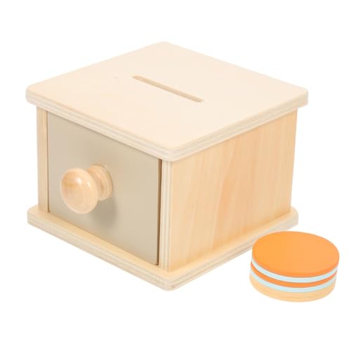 FOYTOKI Holzspielzeug Montessori Box für Lernspielzeug Hand Augen Koordination Spielerisches Lernen mit Bällen Robust und Sicher für Kreative Spielstunden von FOYTOKI