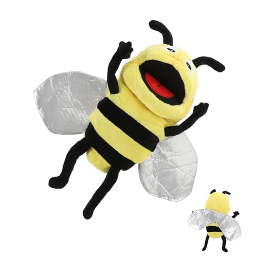 FOYTOKI Interaktive Bienen Handpuppe Lernspielzeug für Pädagogische Fingerpuppe aus Plüsch für Geschichten Erzählen und Fördert Kreativität FOYTOKI Interaktive Bienen Handpuppe Lernspielzeug für Pädagogische Fingerpuppe aus Plüsch für Geschichten Erzählen und Fördert Kreativität von FOYTOKI