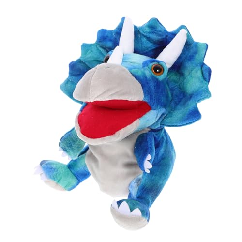 FOYTOKI Interaktive Handpuppe für Lustige Plüsch Dinosaurier Handpuppe und Angenehm Fördert Kreativität und Motorische Fähigkeiten Geschichtenerzähler und Rollenspiele von FOYTOKI