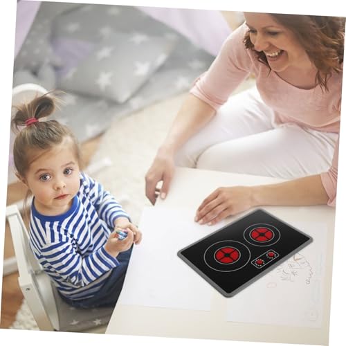 FOYTOKI Interaktiver Kinderküchen Spielherd mit Licht und Soundeffekten Stilvolles Induktionskochfeld für Jungen und Mädchen Realistisches Küchenspielzeug Zubehör für Rollenspiele von FOYTOKI