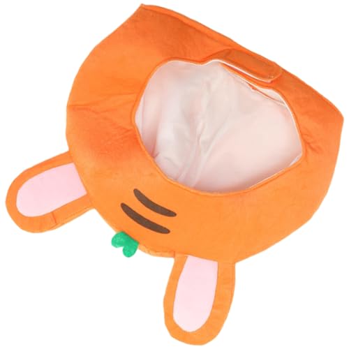 FOYTOKI Plüsch-hasenohren-mütze für Erwachsene Jungen und Mädchen Cosplay Karneval Osterhasenmütze Karotten-optik FOYTOKI Plüsch-hasenohren-mütze für Erwachsene Jungen und Mädchen Cosplay Karneval Osterhasenmütze Karotten-optik von FOYTOKI