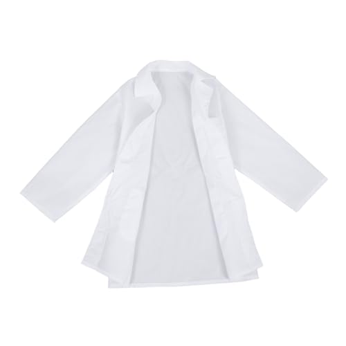 FOYTOKI Kinder Laborschichten Weißer Doktormantel Kinder Arzt Dress -up Kostüm Für Jungen Mädchen Karriere Day Wissenschaftler Rollenspiele Kostüm Weihnachtskleider FOYTOKI Kinder Laborschichten Weißer Doktormantel Kinder Arzt Dress -up Kostüm Für Jungen Mädchen Karriere Day Wissenschaftler Rollenspiele Kostüm Weihnachtskleider von FOYTOKI