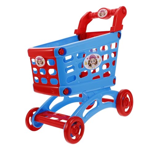 FOYTOKI Kleiner Einkaufswagen für Farbenfrohes Kunststoffspielzeug für Rollenspiele im Lebensmittelgeschäft Fördert Motorische Fähigkeiten und Soziale Interaktion FOYTOKI Kleiner Einkaufswagen für Farbenfrohes Kunststoffspielzeug für Rollenspiele im Lebensmittelgeschäft Fördert Motorische Fähigkeiten und Soziale Interaktion von FOYTOKI