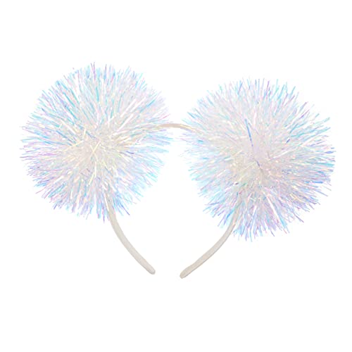FOYTOKI Kleiner Pompon Haarbügel für Glitzerndes Lametta Weihnachtsstirnband für Feste und Partys Spaßige Haaraccessoires für Weihnachtsfeiern und Besondere Anlässe FOYTOKI Kleiner Pompon Haarbügel für Glitzerndes Lametta Weihnachtsstirnband für Feste und Partys Spaßige Haaraccessoires für Weihnachtsfeiern und Besondere Anlässe von FOYTOKI