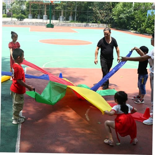 FOYTOKI Koordinationstraining Octagonfarbiger Schirm für Outdoor Bewegungsspiel Teamwork und Geschicklichkeit FOYTOKI Koordinationstraining Octagonfarbiger Schirm für Outdoor Bewegungsspiel Teamwork und Geschicklichkeit von FOYTOKI