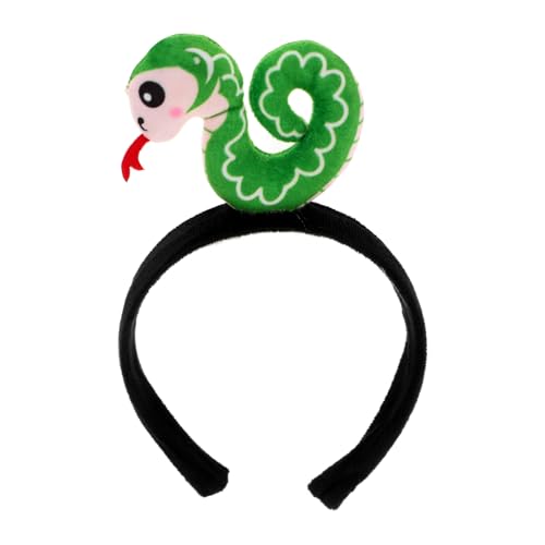 FOYTOKI Kostüm Schlangen Stirnband für Damen Einzigartiges Cartoon Schlangenhaarband Bequemes Langlebiges Zubehör für Fasching Karneval und Mottopartys Verstellbar und Auffällig FOYTOKI Kostüm Schlangen Stirnband für Damen Einzigartiges Cartoon Schlangenhaarband Bequemes Langlebiges Zubehör für Fasching Karneval und Mottopartys Verstellbar und Auffällig von FOYTOKI