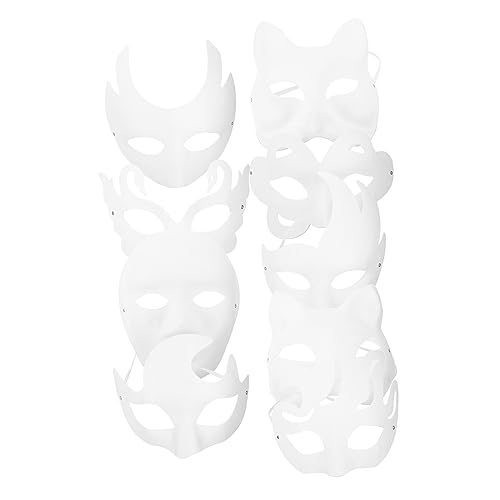FOYTOKI Kostüm Selbermachen Papiermasken Halbes Maskerade Maske Blanko Frauen für Coaplsy Gesicht Handbemalte Weiße Maskeradezubehör Männer zum Unfertige Dekorationsmaske Halloween FOYTOKI Kostüm Selbermachen Papiermasken Halbes Maskerade Maske Blanko Frauen für Coaplsy Gesicht Handbemalte Weiße Maskeradezubehör Männer zum Unfertige Dekorationsmaske Halloween von FOYTOKI