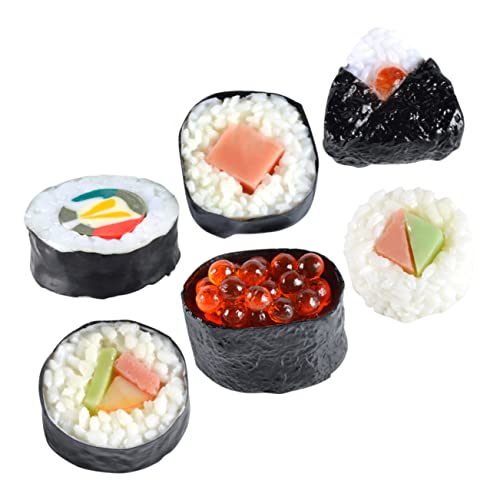 FOYTOKI Künstliche Sushi Modelle Realistische Nachbildung Von Sushi Rollen Und Reisgerichten Für Dekoration Und Fotografie Ideale Requisiten Für Sushi Deko Und Präsentationen FOYTOKI Künstliche Sushi Modelle Realistische Nachbildung Von Sushi Rollen Und Reisgerichten Für Dekoration Und Fotografie Ideale Requisiten Für Sushi Deko Und Präsentationen von FOYTOKI