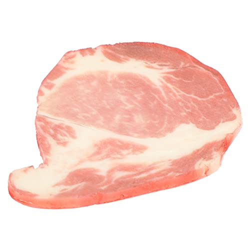 FOYTOKI Künstliches Rindfleischmodell für Rollenspiel Kunstfleisch für Küche Restaurant und Fotografie Realistisches Rindfleischspielzeug Langlebig und Dekorativ von FOYTOKI