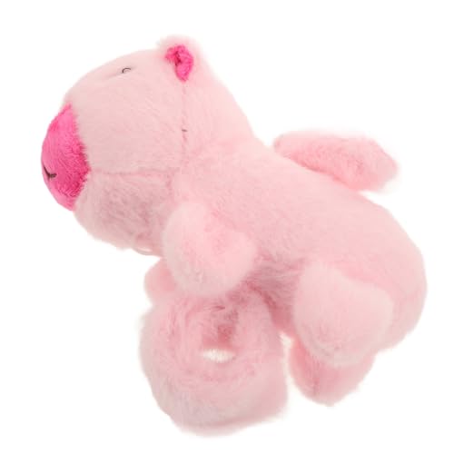FOYTOKI Kuscheliges Capybara Slap Armband Interaktives Plüschspielzeug mit Vibrationsfunktion Süßes und Amüsantes Accessoire für Perfektes für Plüschtiere von FOYTOKI