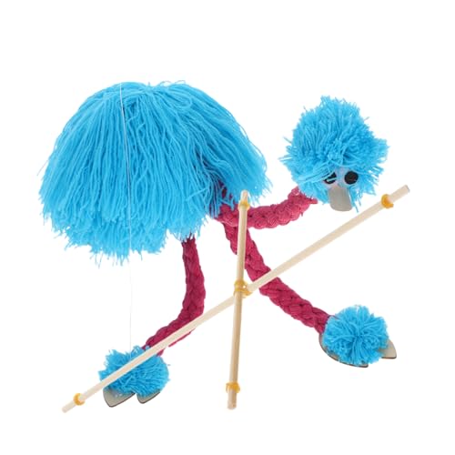 FOYTOKI Marionettenpuppe aus Interaktive Straußen Marionette mit Schnur für Handgefertigtes Puppenspielzeug für Junge für Familienpuppenshows und Freizeitaktivitäten FOYTOKI Marionettenpuppe aus Interaktive Straußen Marionette mit Schnur für Handgefertigtes Puppenspielzeug für Junge für Familienpuppenshows und Freizeitaktivitäten von FOYTOKI