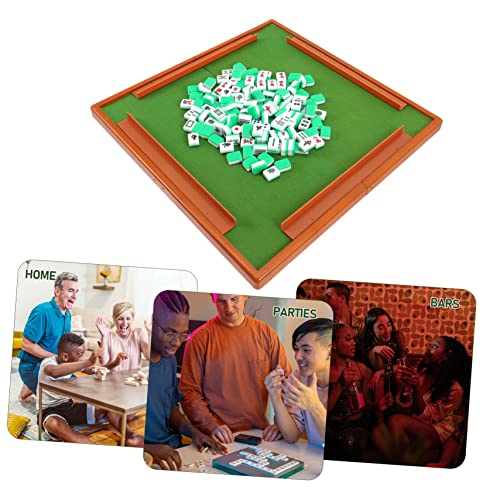 FOYTOKI Mini Mahjong Set Tragbares Miniatur Chinesisches Mahjongspiel mit Feiner Verarbeitung Glatter Oberfläche Leicht zu Reinigen für Reisen und Freizeit Spielsteine Zufällige Farbe FOYTOKI Mini Mahjong Set Tragbares Miniatur Chinesisches Mahjongspiel mit Feiner Verarbeitung Glatter Oberfläche Leicht zu Reinigen für Reisen und Freizeit Spielsteine Zufällige Farbe von FOYTOKI