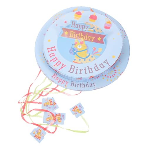 FOYTOKI Mini-Pinata mit Zugschnur Dekoration Geburtstag Füllbonbons gefüllt Partydekor party decoration partydeko einschulung Pinata Party Zubehör Partyversorgung Piñata schmücken Papier FOYTOKI Mini-Pinata mit Zugschnur Dekoration Geburtstag Füllbonbons gefüllt Partydekor party decoration partydeko einschulung Pinata Party Zubehör Partyversorgung Piñata schmücken Papier von FOYTOKI