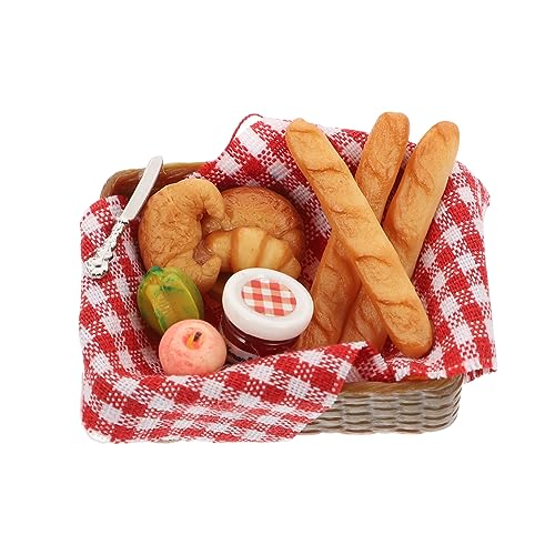 FOYTOKI Miniatur Brot Korb Für Puppenhaus 1 Set Simulierte Lebensmittel Dekoration Für DIY Projekte Und Perfekt Für Dollhouse Zubehör Und Miniatur Szenen FOYTOKI Miniatur Brot Korb Für Puppenhaus 1 Set Simulierte Lebensmittel Dekoration Für DIY Projekte Und Perfekt Für Dollhouse Zubehör Und Miniatur Szenen von FOYTOKI