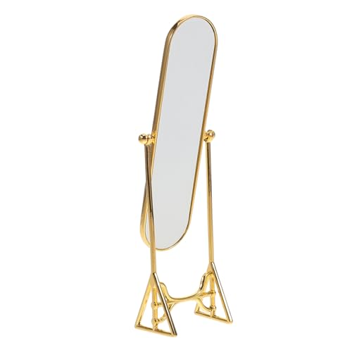 FOYTOKI Miniatur Ganzkörperspiegel Gold für Puppenhaus Realistischer Tragbarer Tiny Mirror mit Minimalistischer Gestaltung Leicht und Vielseitig als Dekoratives Accessoire und FOYTOKI Miniatur Ganzkörperspiegel Gold für Puppenhaus Realistischer Tragbarer Tiny Mirror mit Minimalistischer Gestaltung Leicht und Vielseitig als Dekoratives Accessoire und von FOYTOKI