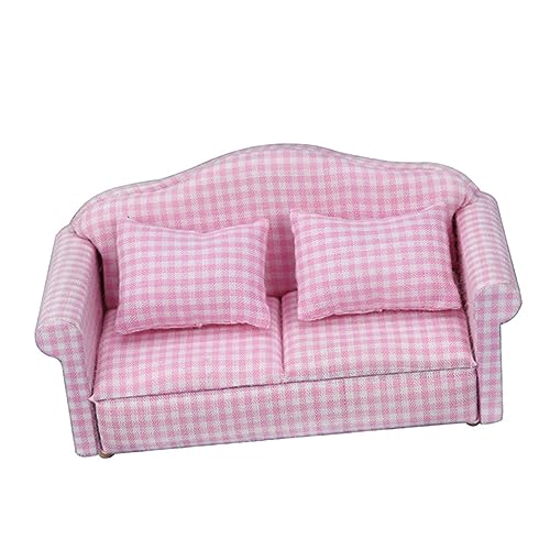 FOYTOKI Miniatur Sofa Für Puppenhaus 1 Set Puppenhaus öbel Mit Kissen Karomuster Ideal Für Kinderzimmer Und Sammlung Puppenhaus Einrichtung FOYTOKI Miniatur Sofa Für Puppenhaus 1 Set Puppenhaus öbel Mit Kissen Karomuster Ideal Für Kinderzimmer Und Sammlung Puppenhaus Einrichtung von FOYTOKI
