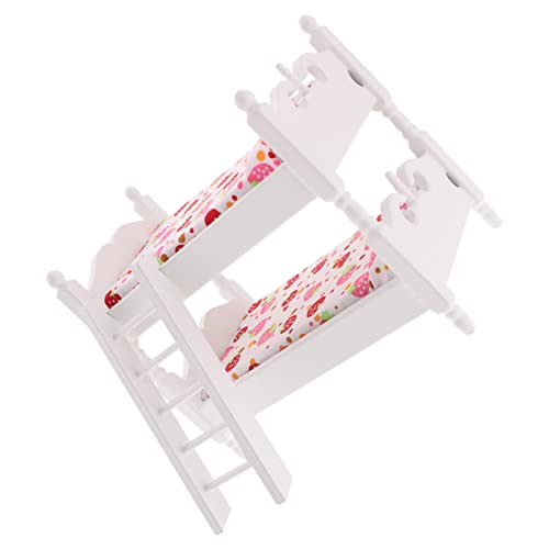 FOYTOKI Modell mit Kissen und Decken Langlebiges Holzspielzeug für Kreatives Kinderzimmer für Miniaturpuppen und Puppenmöbel FOYTOKI Modell mit Kissen und Decken Langlebiges Holzspielzeug für Kreatives Kinderzimmer für Miniaturpuppen und Puppenmöbel von FOYTOKI