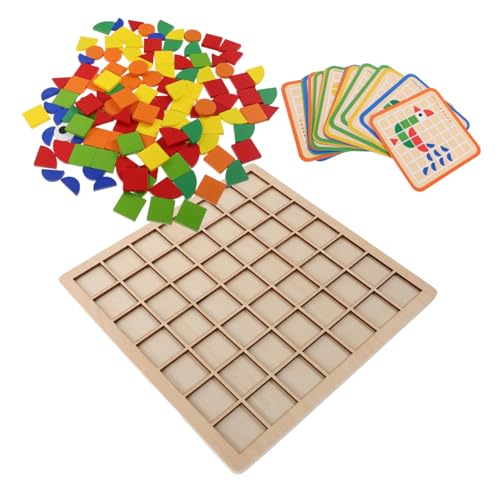 FOYTOKI Montessori Holz Tangram Teiliges Geometrisches Musterpuzzle aus Natürlichem Holz für Kindergarten Logikspiel und Kreative Lernaktivitäten FOYTOKI Montessori Holz Tangram Teiliges Geometrisches Musterpuzzle aus Natürlichem Holz für Kindergarten Logikspiel und Kreative Lernaktivitäten von FOYTOKI