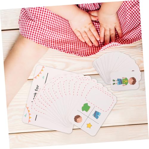 FOYTOKI Montessori Lernkarten für Ab Jahre Pädagogisches Suchspiel zur Logisches Denken Beobachtung und Kreativität Vorschulspielzeug für Frühe Bildung und Familienzeit FOYTOKI Montessori Lernkarten für Ab Jahre Pädagogisches Suchspiel zur Logisches Denken Beobachtung und Kreativität Vorschulspielzeug für Frühe Bildung und Familienzeit von FOYTOKI