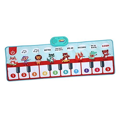FOYTOKI Musikalische Krabbelmatte für Kleinkinder Faltbare Piano Spielmatte mit Verschiedenen und Niedlichem Design Musikalischen Entwicklung von Junge Mädchen von FOYTOKI