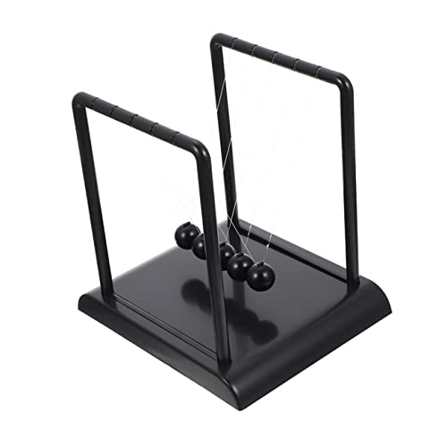 FOYTOKI Newton Ornament für Schreibtisch Physikalisches Modell Schwingende Bälle Schwarze Deko Wissenschaftliche für Kinder FOYTOKI Newton Ornament für Schreibtisch Physikalisches Modell Schwingende Bälle Schwarze Deko Wissenschaftliche für Kinder von FOYTOKI