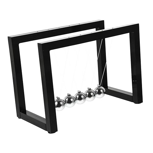 FOYTOKI Newton Kugeln Deko Kreatives Schwingpendel mit Schwarzem Acrylsockel Physik Modell für Schreibtisch Büro Lernspielzeug zur Energieerhaltung FOYTOKI Newton Kugeln Deko Kreatives Schwingpendel mit Schwarzem Acrylsockel Physik Modell für Schreibtisch Büro Lernspielzeug zur Energieerhaltung von FOYTOKI