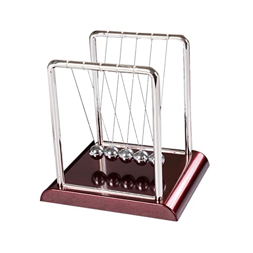 FOYTOKI Newton Pendelball mit Quadratischer Stoßbasis Kinetisches Schwingungsspielzeug für Büro und Wohnraumdekoration Physikalisches Gadget Perfektes für Freunde und Familie FOYTOKI Newton Pendelball mit Quadratischer Stoßbasis Kinetisches Schwingungsspielzeug für Büro und Wohnraumdekoration Physikalisches Gadget Perfektes für Freunde und Familie von FOYTOKI