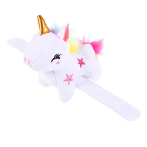 FOYTOKI Slap-Armband Einhornmotiv Plüscharmband Für Handgelenk Langlebiges Kinderarmband Party-Favor Und Kostümaccessoire FOYTOKI Slap-Armband Einhornmotiv Plüscharmband Für Handgelenk Langlebiges Kinderarmband Party-Favor Und Kostümaccessoire von FOYTOKI