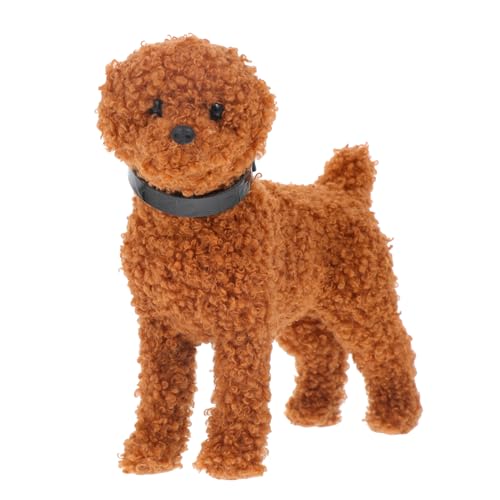FOYTOKI Plüsch Hund Figurine Realistisches Cartoon Hund Modell Dekorative Desktop Figur für Zuhause und Deko Elemente FOYTOKI Plüsch Hund Figurine Realistisches Cartoon Hund Modell Dekorative Desktop Figur für Zuhause und Deko Elemente von FOYTOKI
