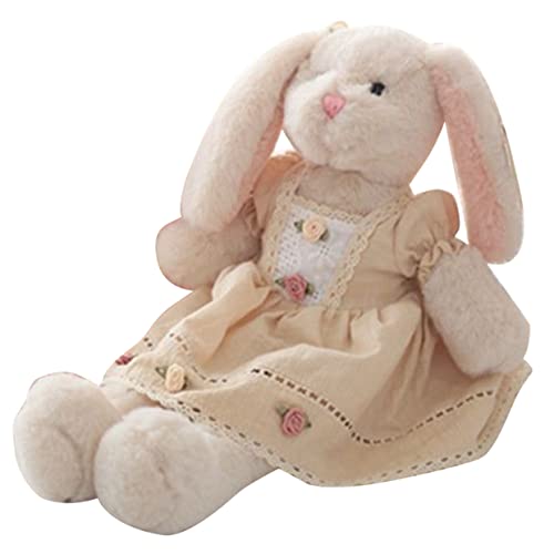 FOYTOKI Plüsch Kaninchen für Weiches Stofftier Kissen mit Feinen Details Perfektes für Jungen von FOYTOKI