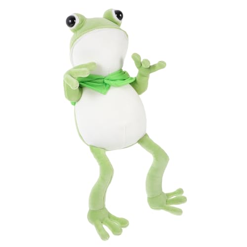 FOYTOKI Plüschfroschpuppe Süßes Stofftier Dekoration für Zuhause für Neugeborene und Vielseitig Einsetzbar Kissen oder Dekoration für Bett und Sofa FOYTOKI Plüschfroschpuppe Süßes Stofftier Dekoration für Zuhause für Neugeborene und Vielseitig Einsetzbar Kissen oder Dekoration für Bett und Sofa von FOYTOKI