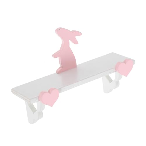 FOYTOKI Puppenhaus Aufhänger kinderzimmer deko Puppenhaus Wandregal tooniesregal детские игрушки Kid Toys filigranes Miniaturregal Filigrane Mini-Möbel hölzern Weiß von FOYTOKI