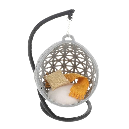 FOYTOKI Puppenhaus Schaukelstuhl für Kreative DIY Projekte Zierliches Puppenhaus Zubehör für Kleine Räume Dekorationselement für Modelle und Spielhäuser FOYTOKI Puppenhaus Schaukelstuhl für Kreative DIY Projekte Zierliches Puppenhaus Zubehör für Kleine Räume Dekorationselement für Modelle und Spielhäuser von FOYTOKI