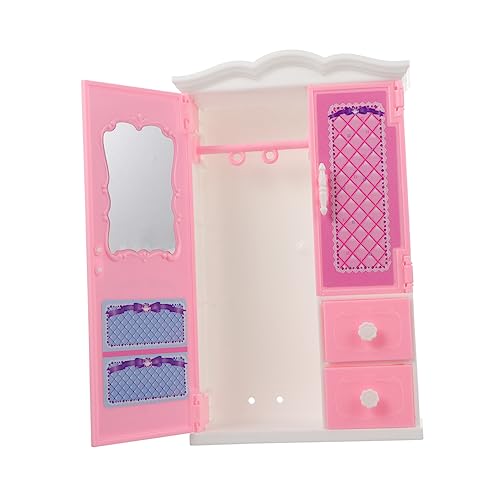 FOYTOKI Puppenkleiderschrank Robuste und Sichere Aufbewahrung für Puppenbekleidung Mit Funktionierenden Türen für Kinderzimmer für Kreative Spielstunden FOYTOKI Puppenkleiderschrank Robuste und Sichere Aufbewahrung für Puppenbekleidung Mit Funktionierenden Türen für Kinderzimmer für Kreative Spielstunden von FOYTOKI